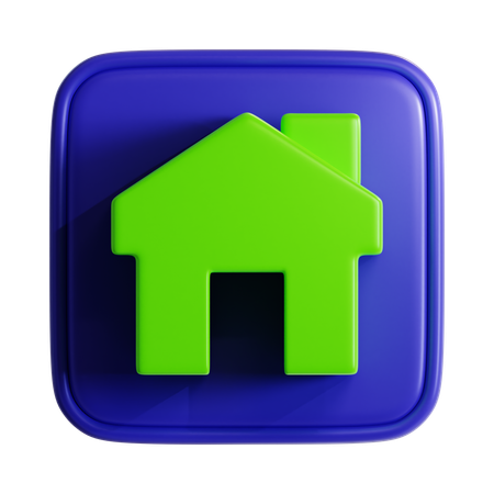 Hogar  3D Icon