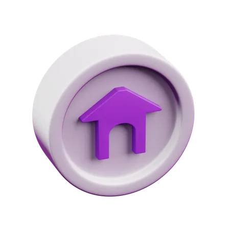 Hogar  3D Icon