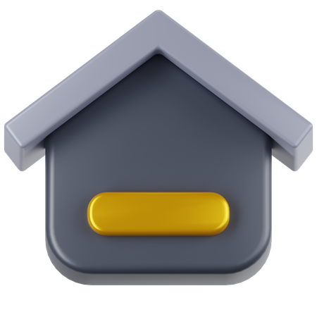 Hogar  3D Icon