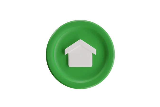 Hogar  3D Icon