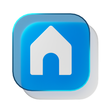 Hogar  3D Icon