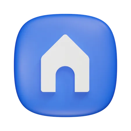 Hogar  3D Icon