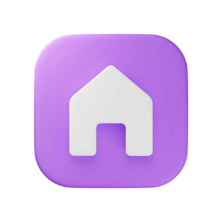 Hogar  3D Icon