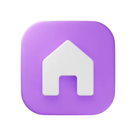 Hogar  3D Icon