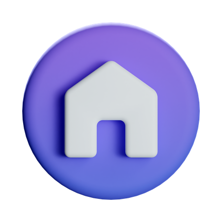 Hogar  3D Icon