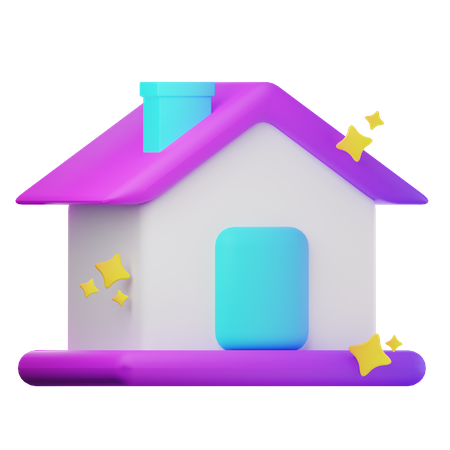 Hogar  3D Icon