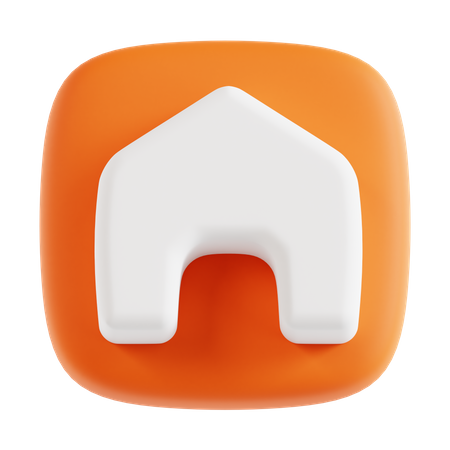 Hogar  3D Icon