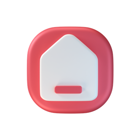 Hogar  3D Icon