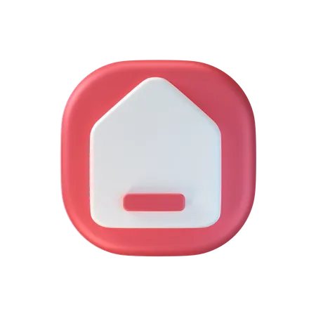 Hogar  3D Icon