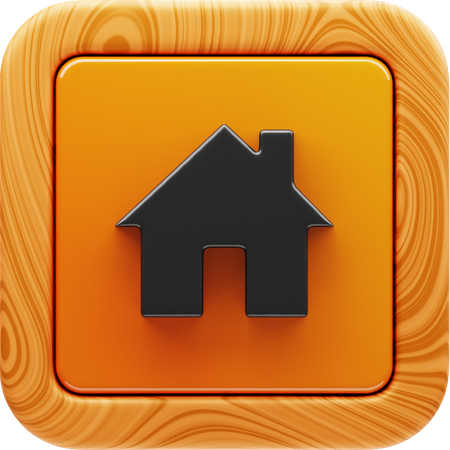 Hogar  3D Icon