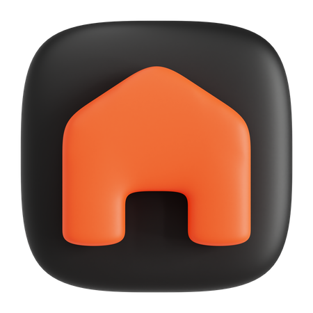 Hogar  3D Icon