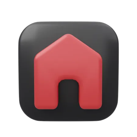 Hogar  3D Icon