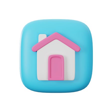 Hogar  3D Icon