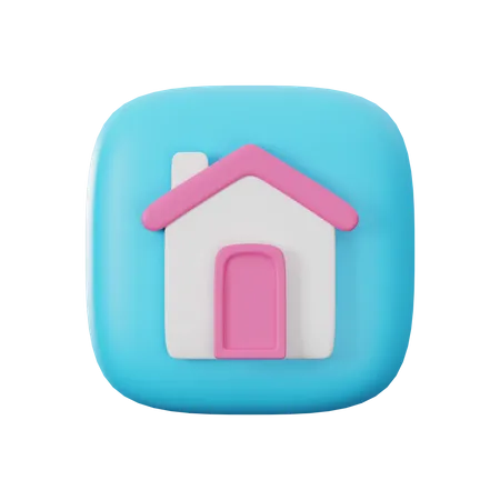 Hogar  3D Icon