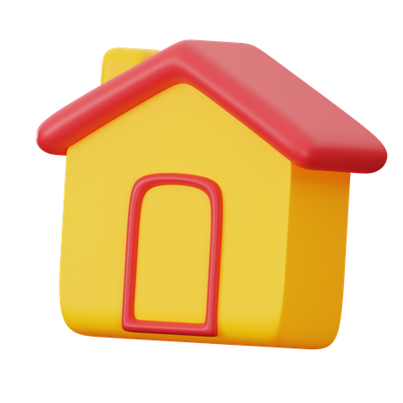 Hogar  3D Icon