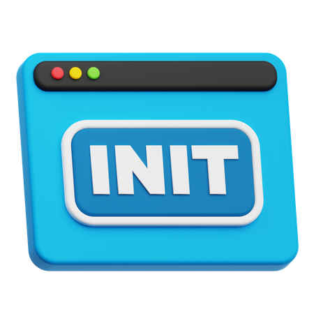 Init Website  3D Icon