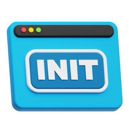 Init Website  3D Icon