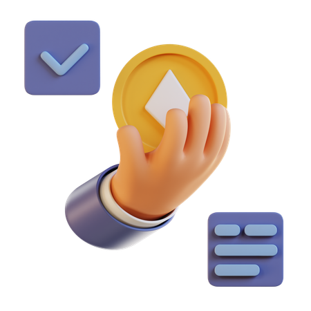 Initial Coin Offering  3D Icon