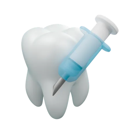 Injeção de dentes  3D Icon