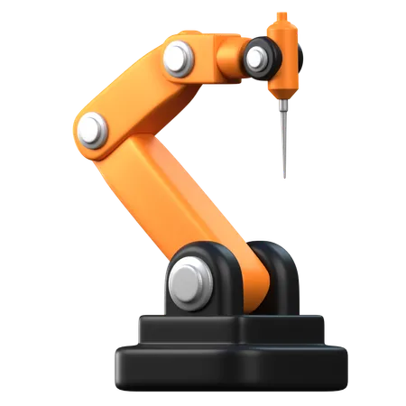Inject Robotic Arm  3D Icon