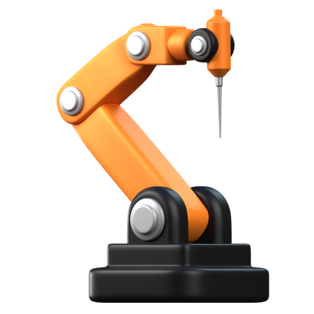 Inject Robotic Arm  3D Icon