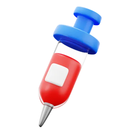 Medicine Syringe Injection Patient Medical Treatment Hospital 3 D Icon Illustration Render Design 3D Icon