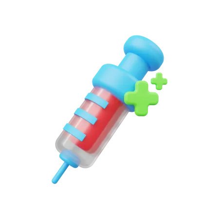 Injection  3D Illustration