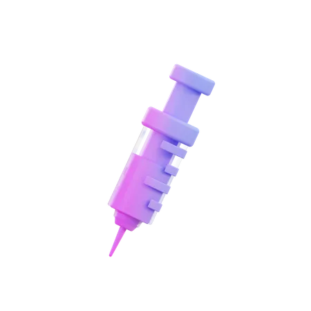 Injection  3D Illustration