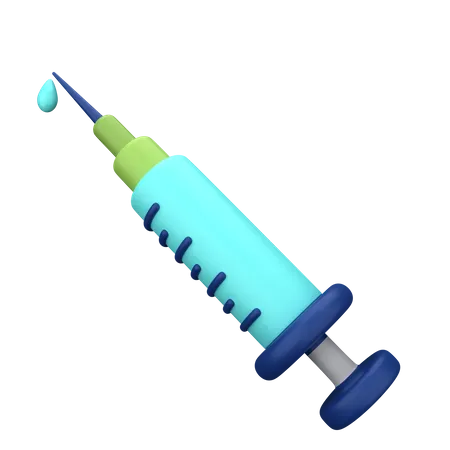 Injection 3D Illustration
