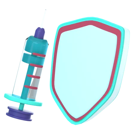 Injection Shield  3D Icon