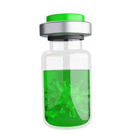 Injection Vial  3D Icon