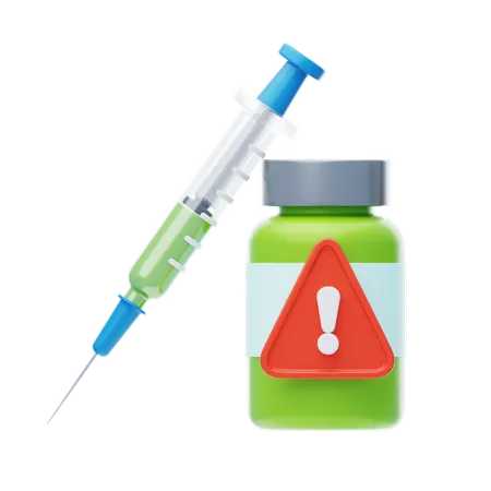 Injection Warning  3D Icon