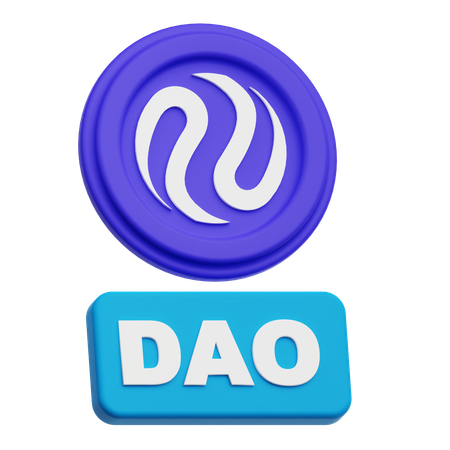 Injective Dao  3D Icon