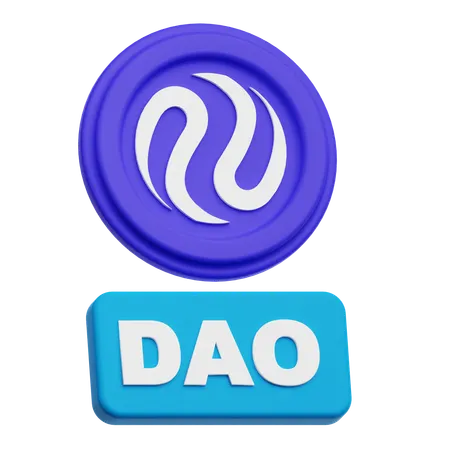 Injective Dao  3D Icon