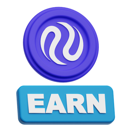 Injective Earn  3D Icon