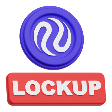 Injective Lockup  3D Icon