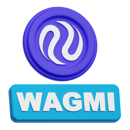 Injective Wagmi  3D Icon