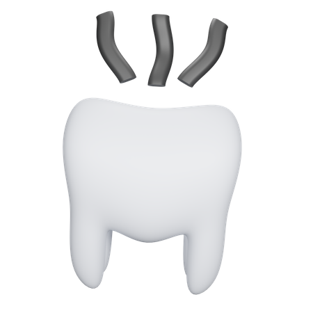 Injured Tooth  3D Icon