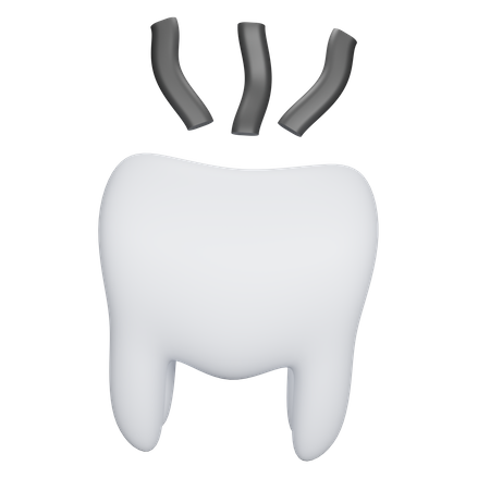 Injured Tooth  3D Icon