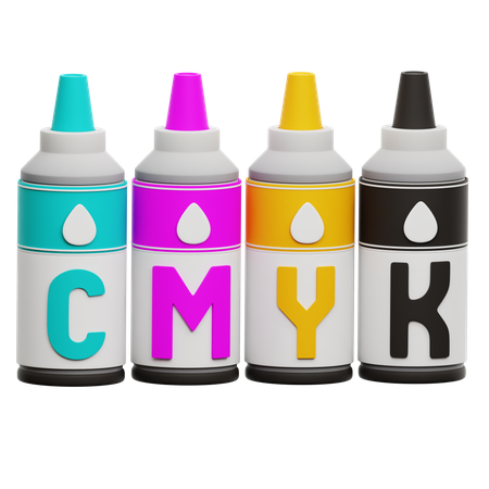 Ink Bottle  3D Icon