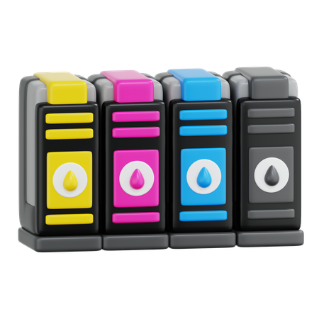 Ink Cartridge  3D Icon