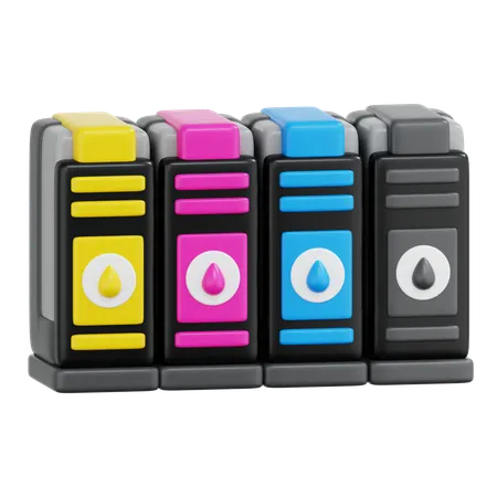 Ink Cartridge  3D Icon