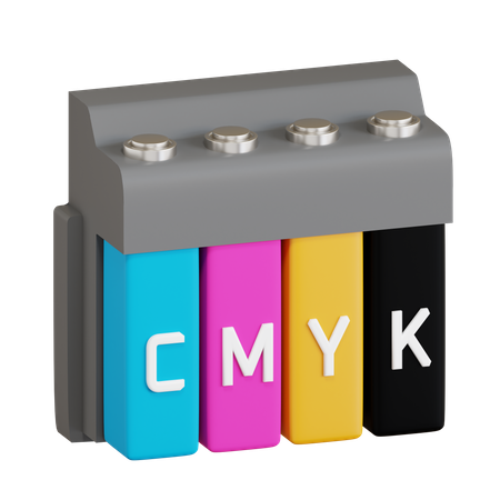 Ink Cartridge  3D Icon