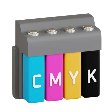 Ink Cartridge  3D Icon