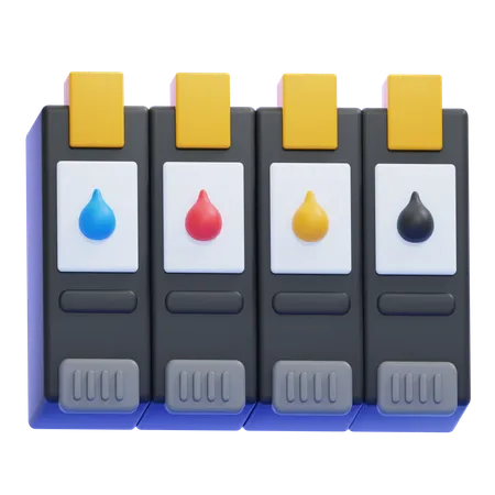 Ink Cartridge  3D Icon