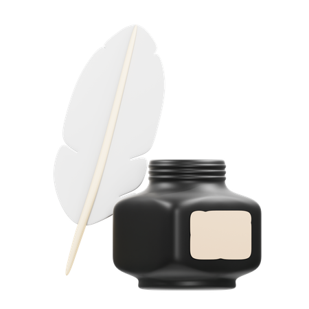 Ink feather  3D Icon