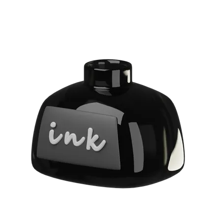 Ink Pot  3D Icon