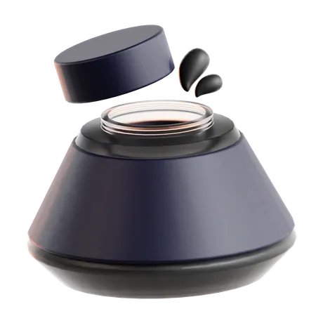 Ink Pot  3D Icon