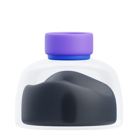 Ink Pot  3D Icon