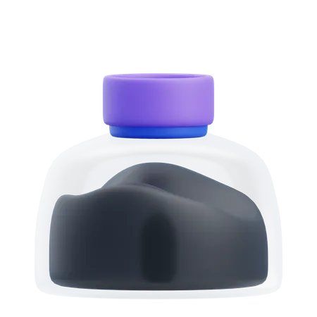 Ink Pot  3D Icon